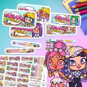 Etiquetas Escolares para Imprimir | Avatar World (Archivo Digital PDF)