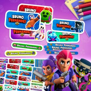 Brawl Stars - Etiquetas Personalizadas