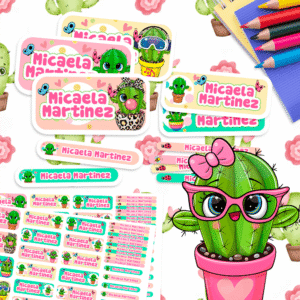 Cactus - Etiquetas Personalizadas
