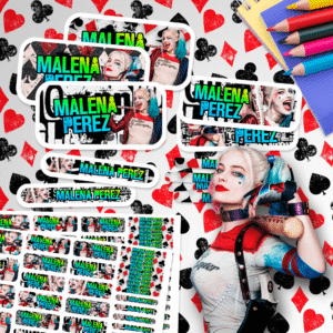Harley Quinn - Etiquetas Personalizadas