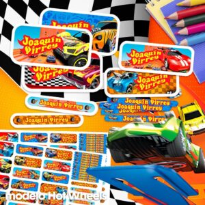 Hot Wheels - Etiquetas Personalizadas