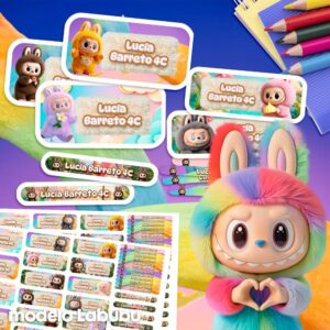 Labubu - Etiquetas Personalizadas
